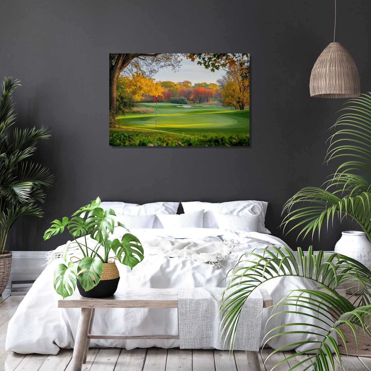 Golf Course Dawn Canvas