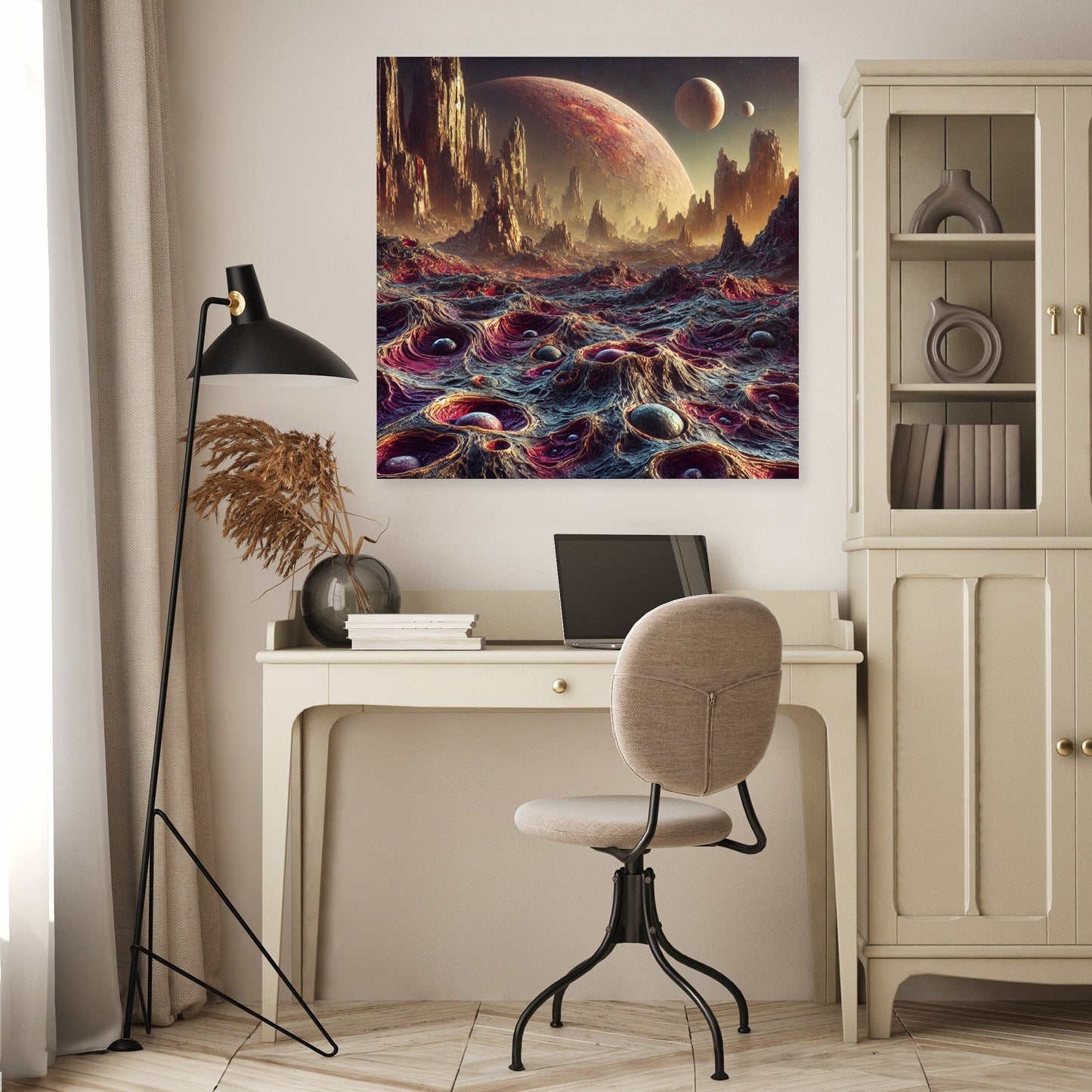 Alien Terrain Canvas