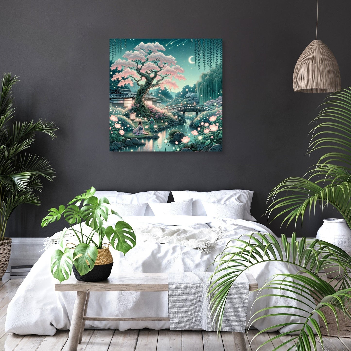 Enchanted Blossom Retreat Canvas