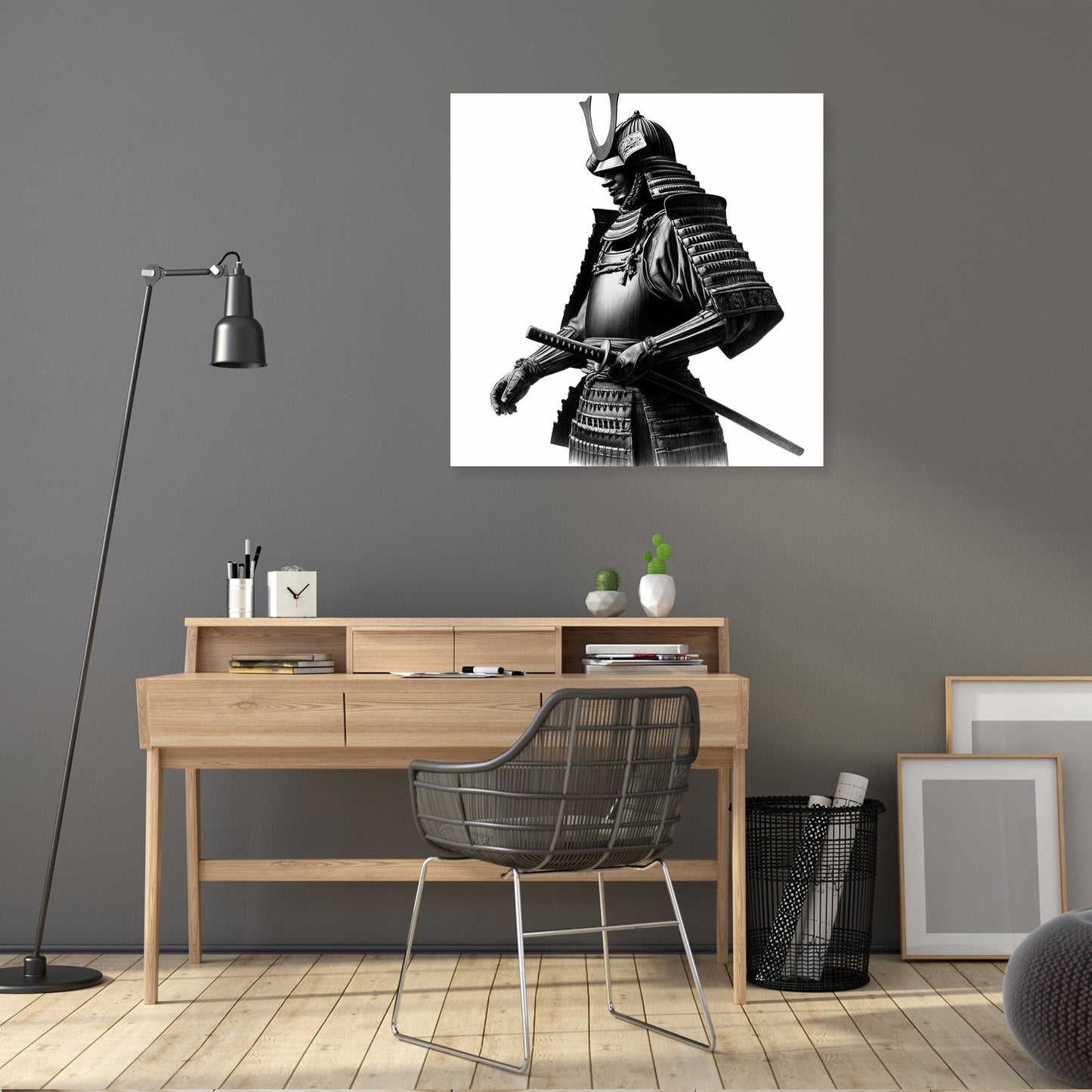 Samurai Stance Canvas