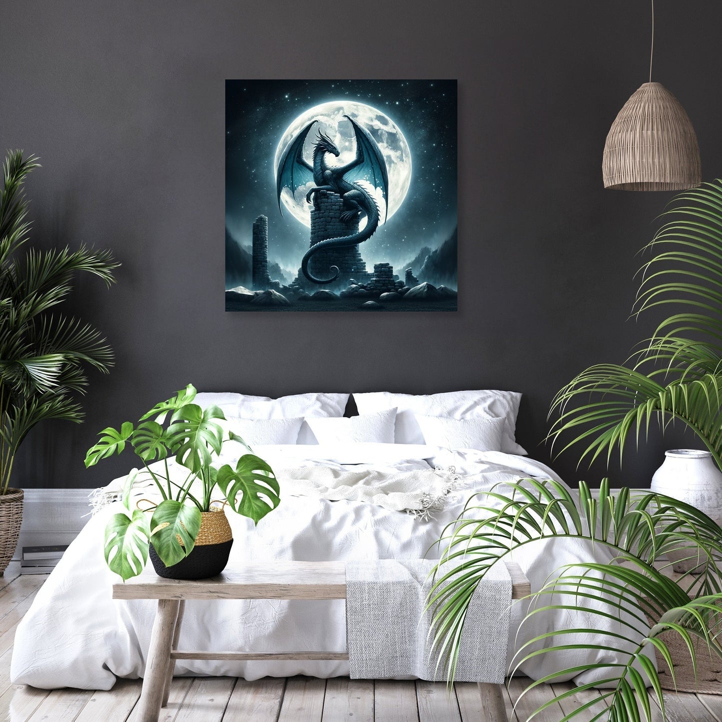 Lunar Sentinel Canvas