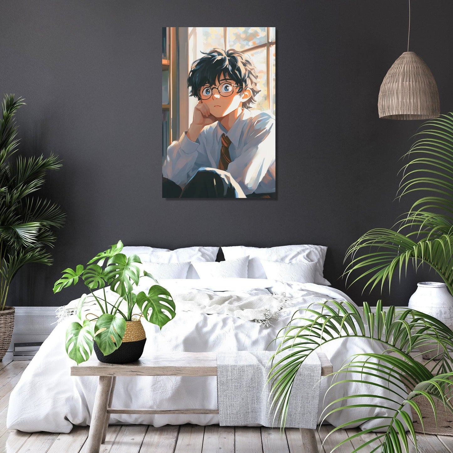 Dreamy Student Window Canvas