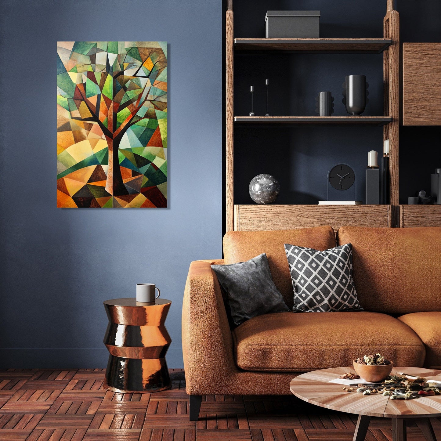 Geometric Tree Canvas