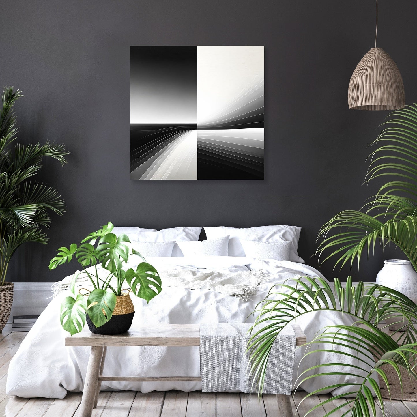 Contrasts in Harmony Canvas