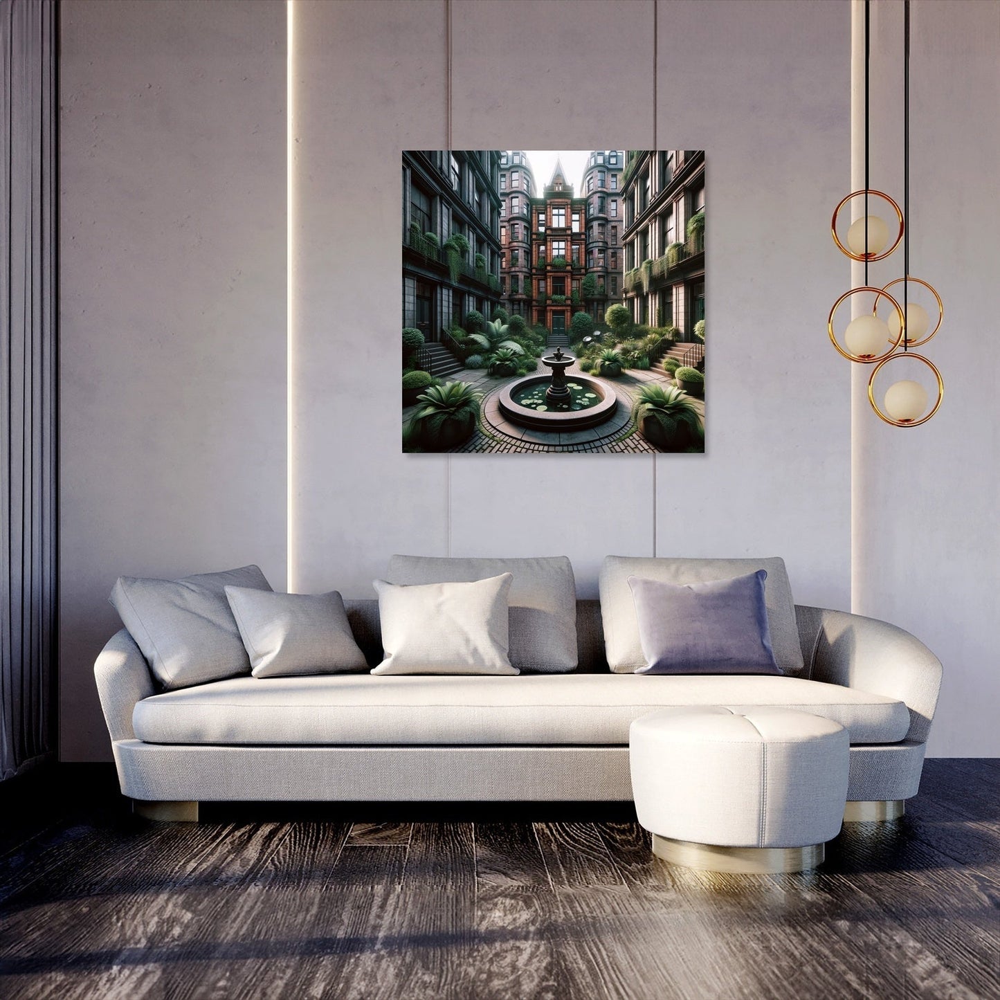 Victorian Oasis Glasgow Canvas