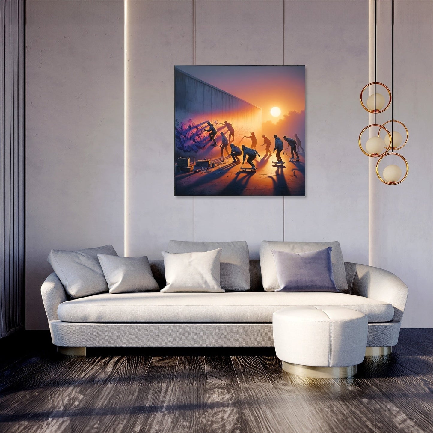 Twilight Tagging Adventure Canvas