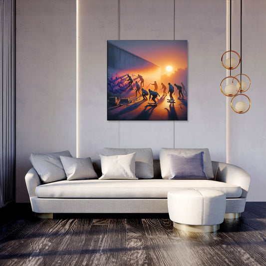 Twilight Tagging Adventure Canvas