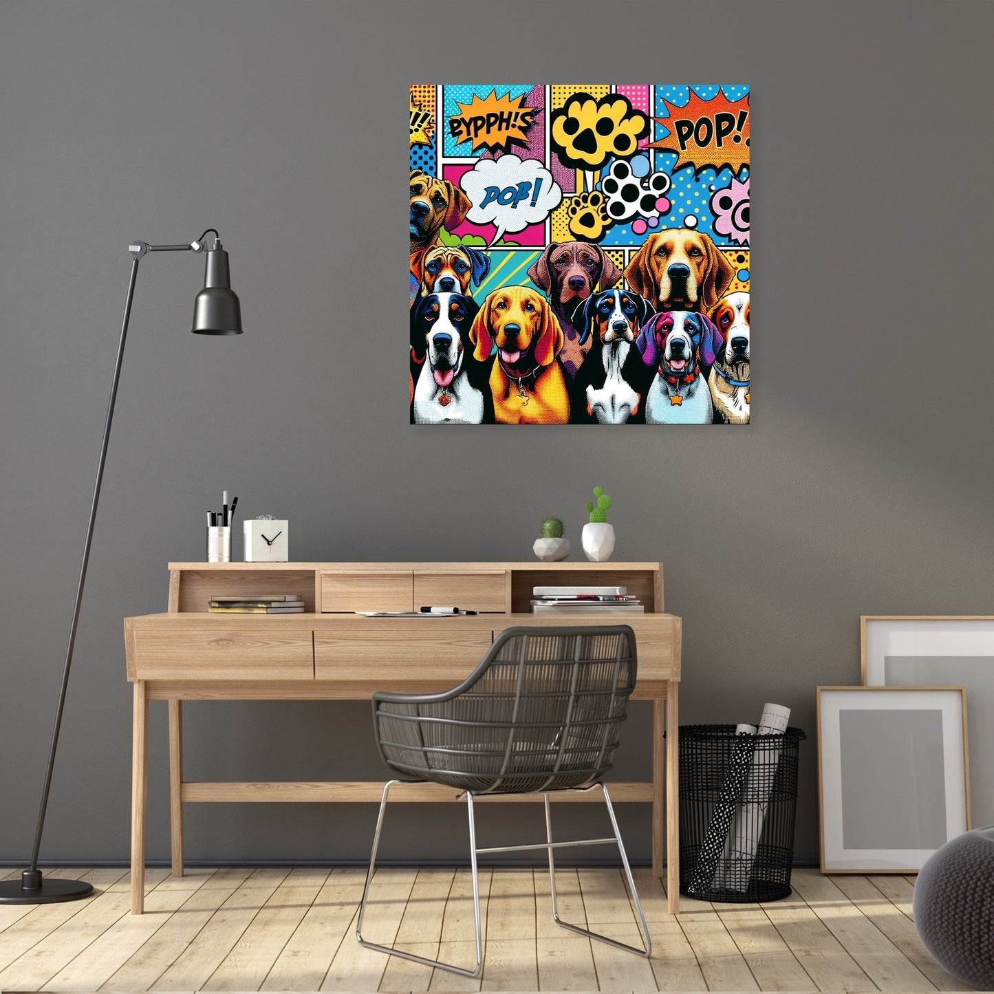 Pop Paws Parade Canvas