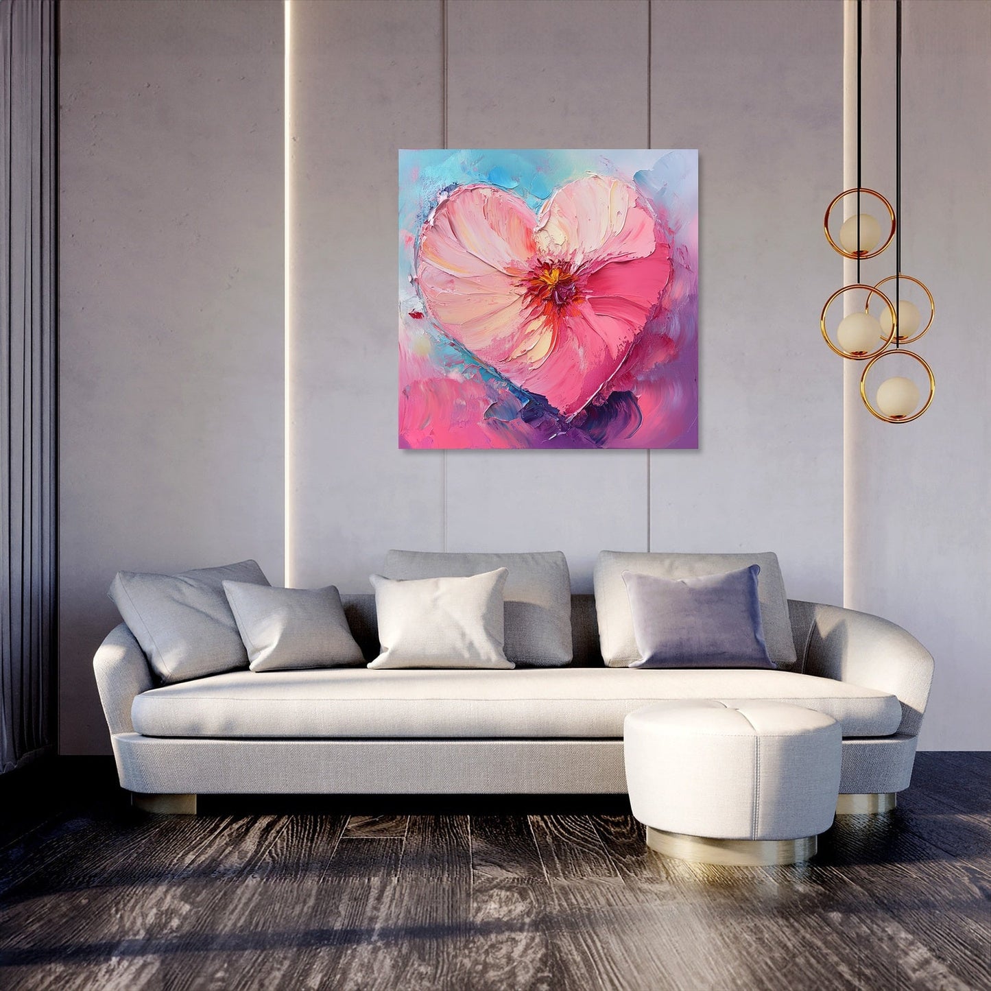 Heart's Bloom Canvas