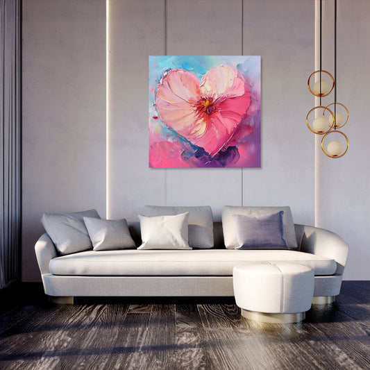 Heart's Bloom Canvas