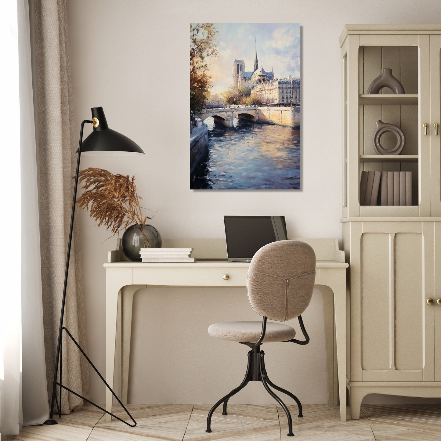 Seine River Parisian Canvas