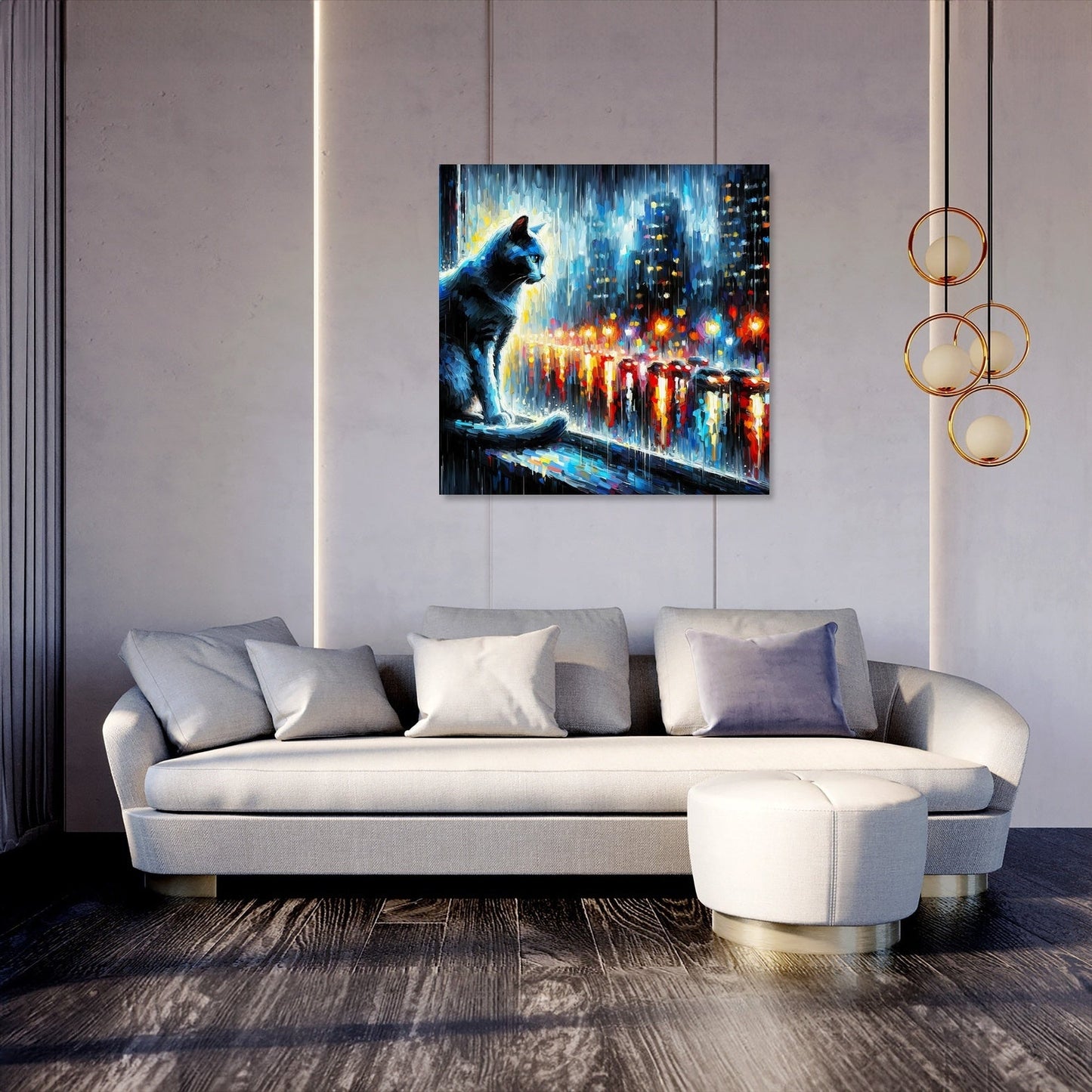 City Rainwatch Canvas