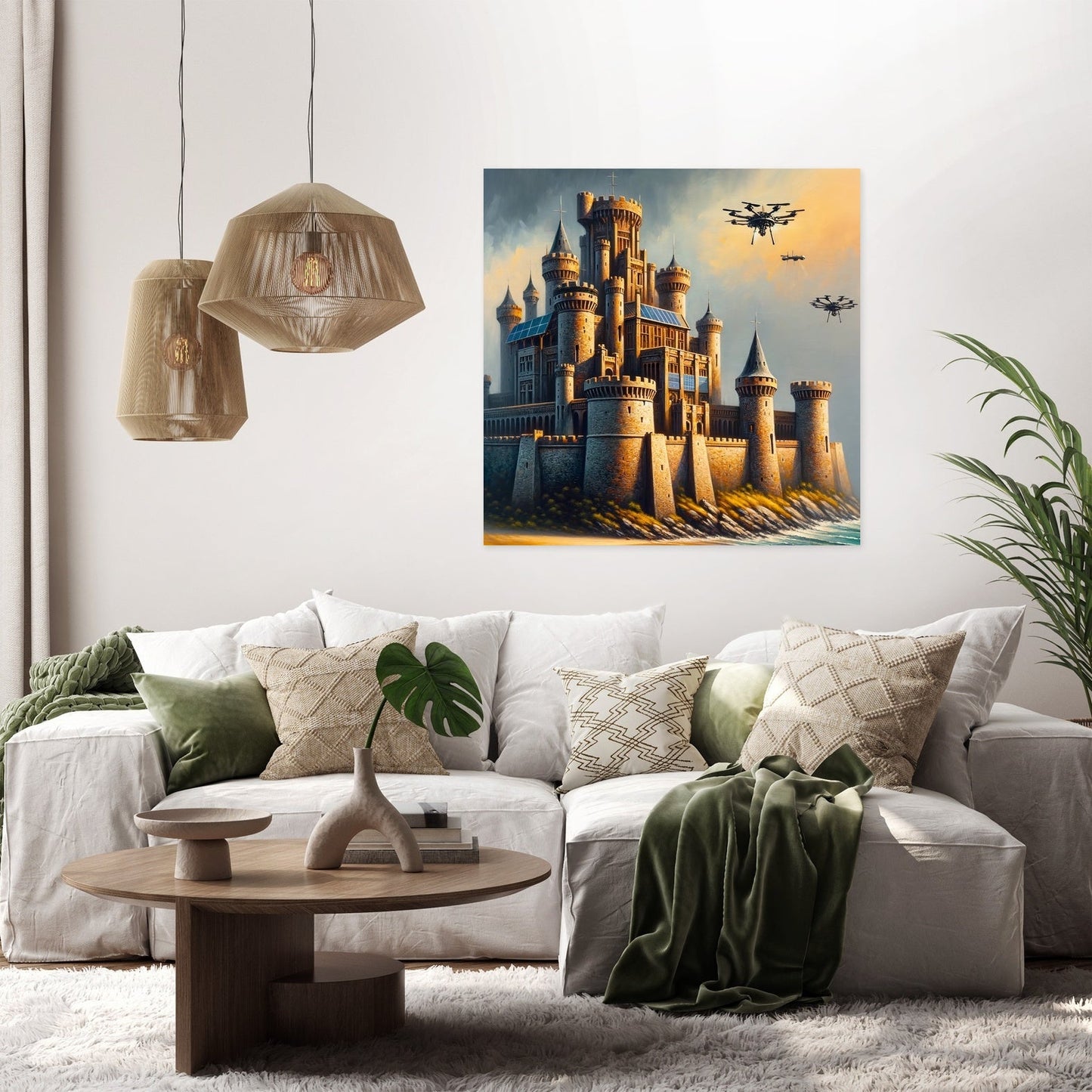 Tomorrow's Castle Sunrise Canvas