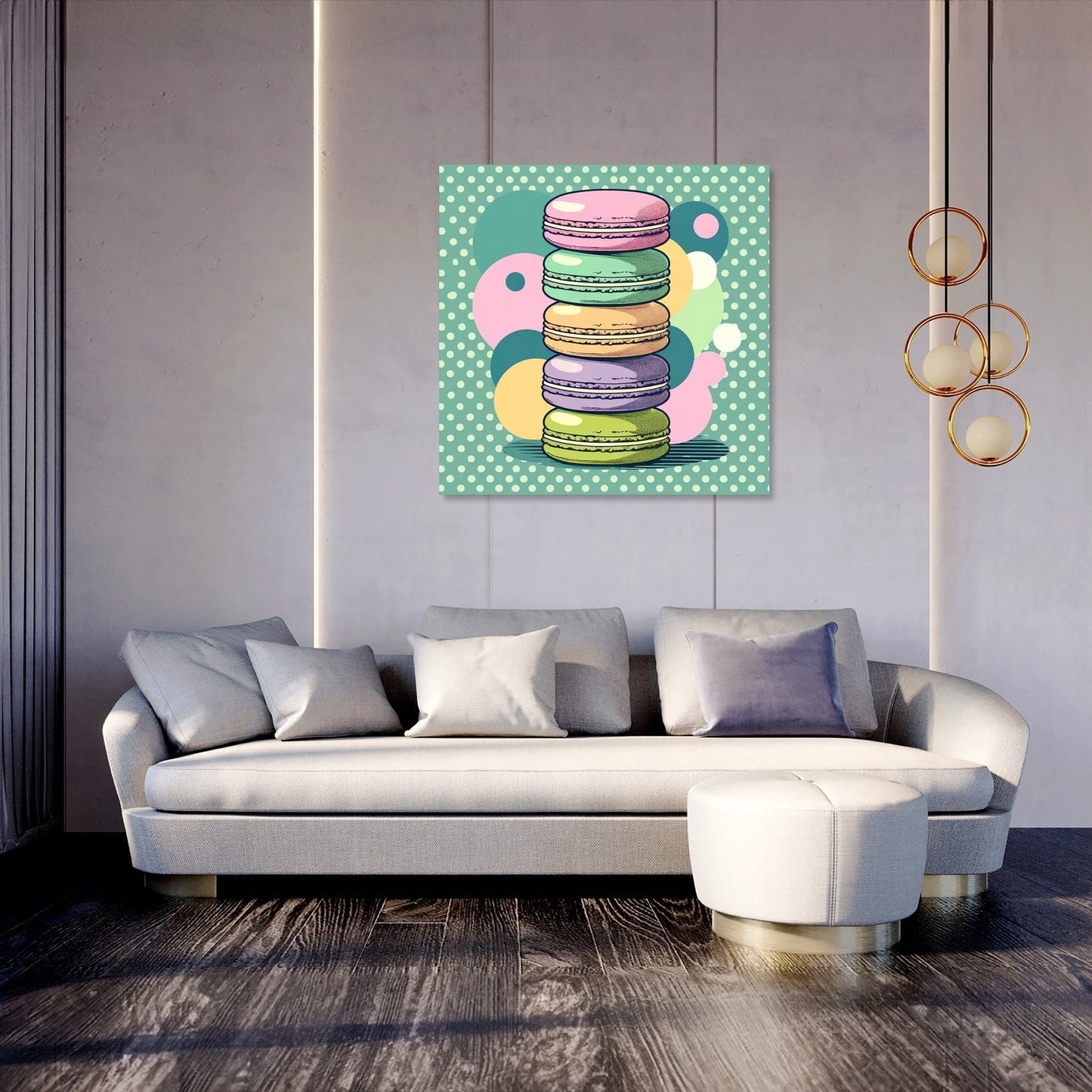 Sweet Macarons Canvas