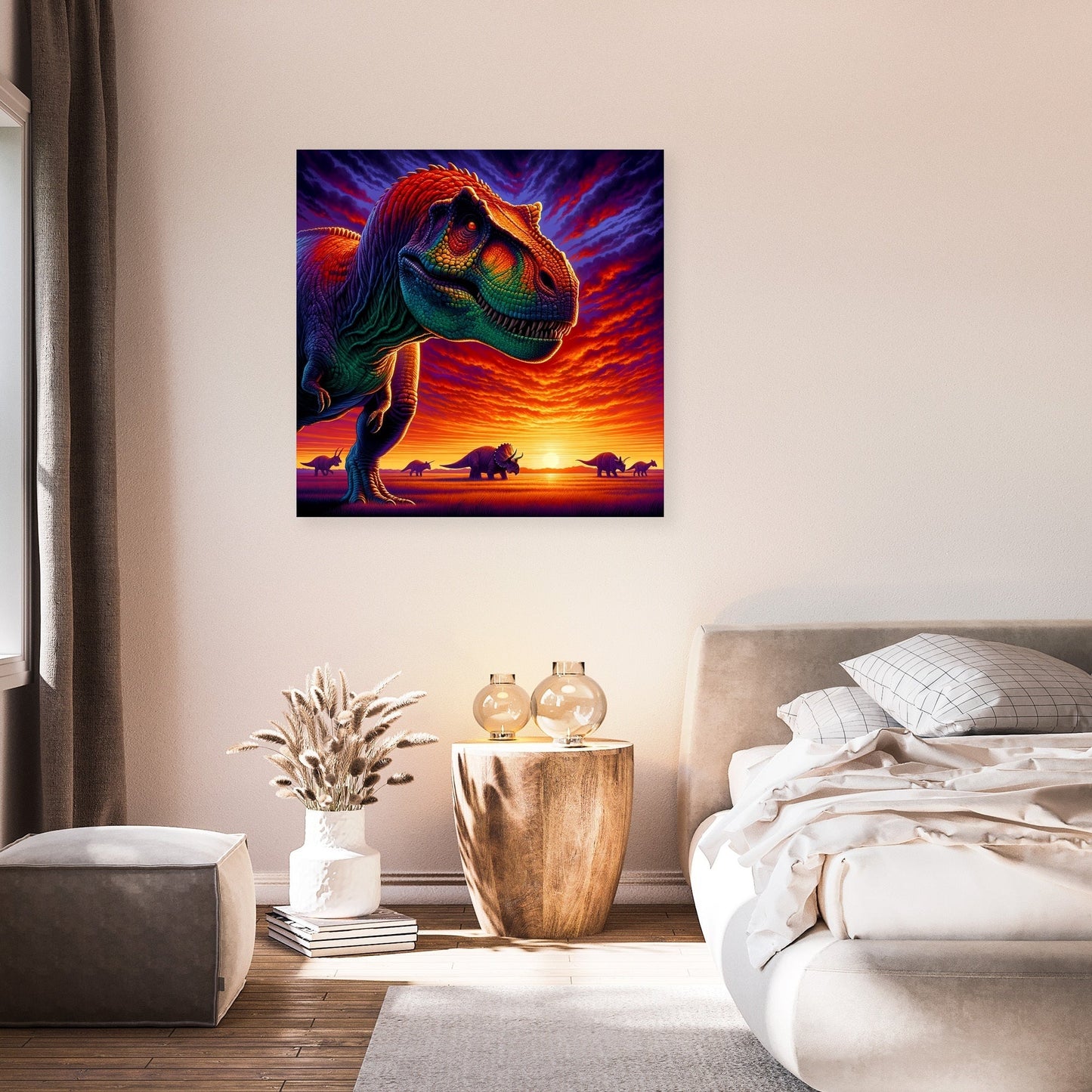 Sunset Majesty Rex Canvas