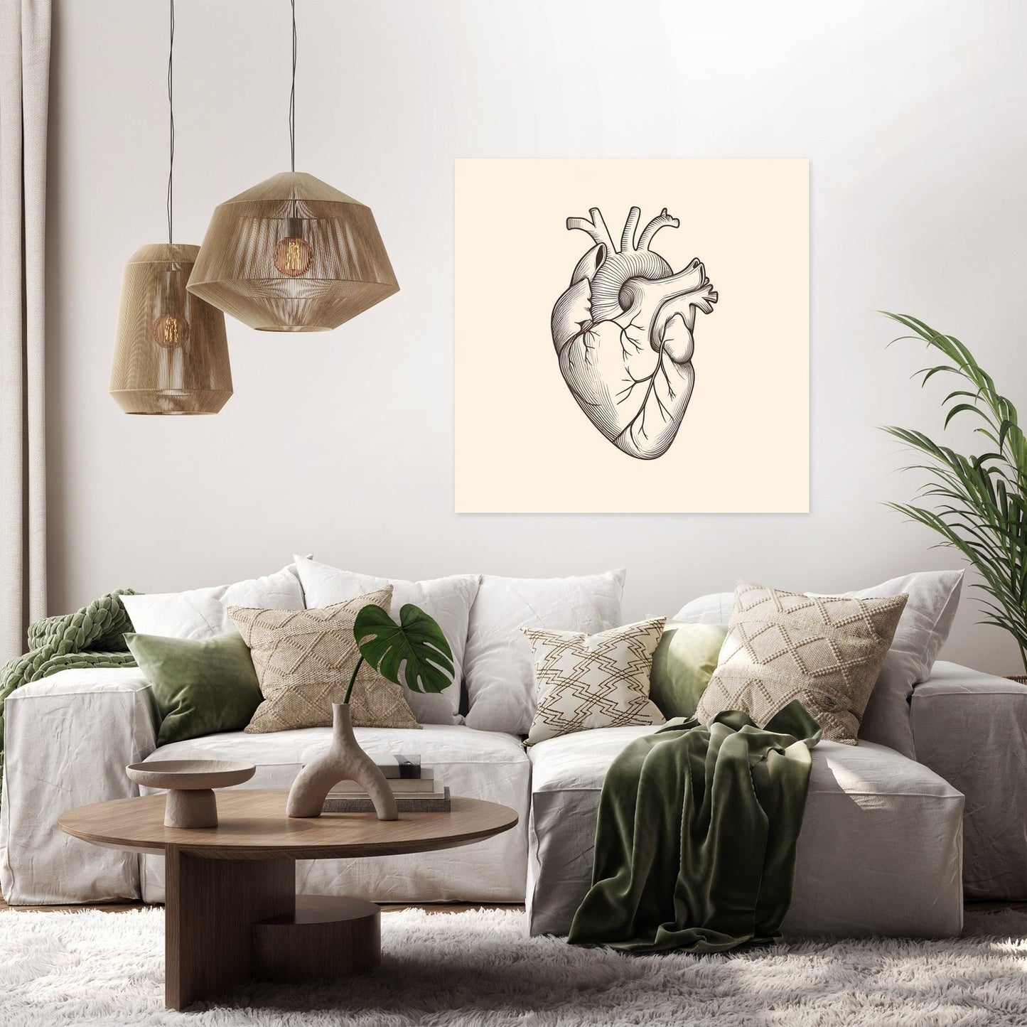 Heart Anatomy Canvas