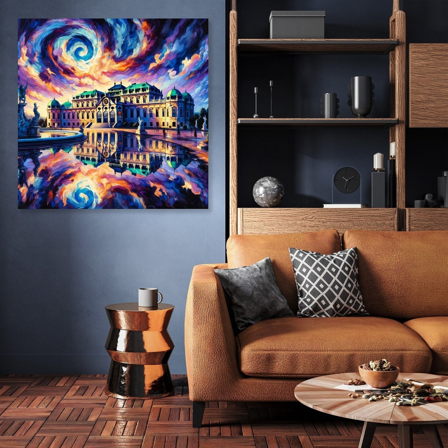 Expressionist Belvedere Canvas