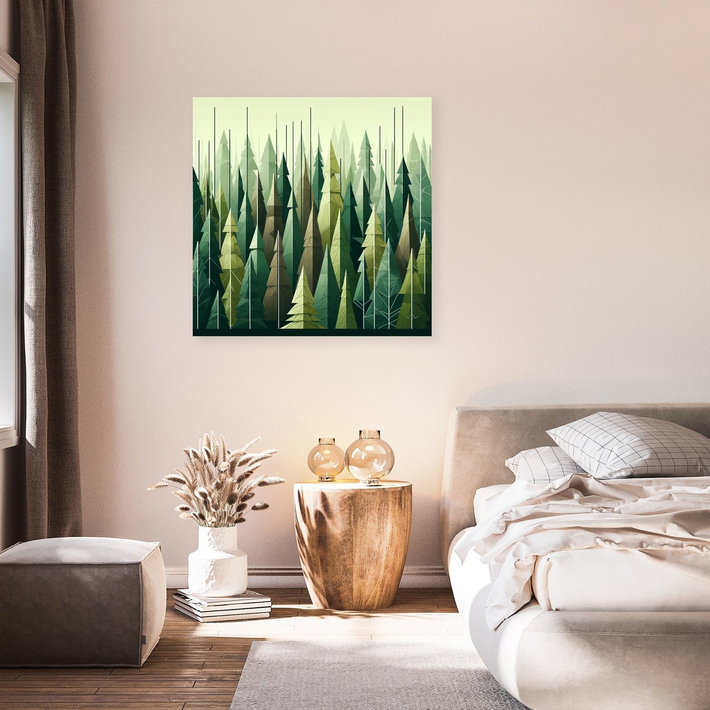 Forest Geometry Canvas