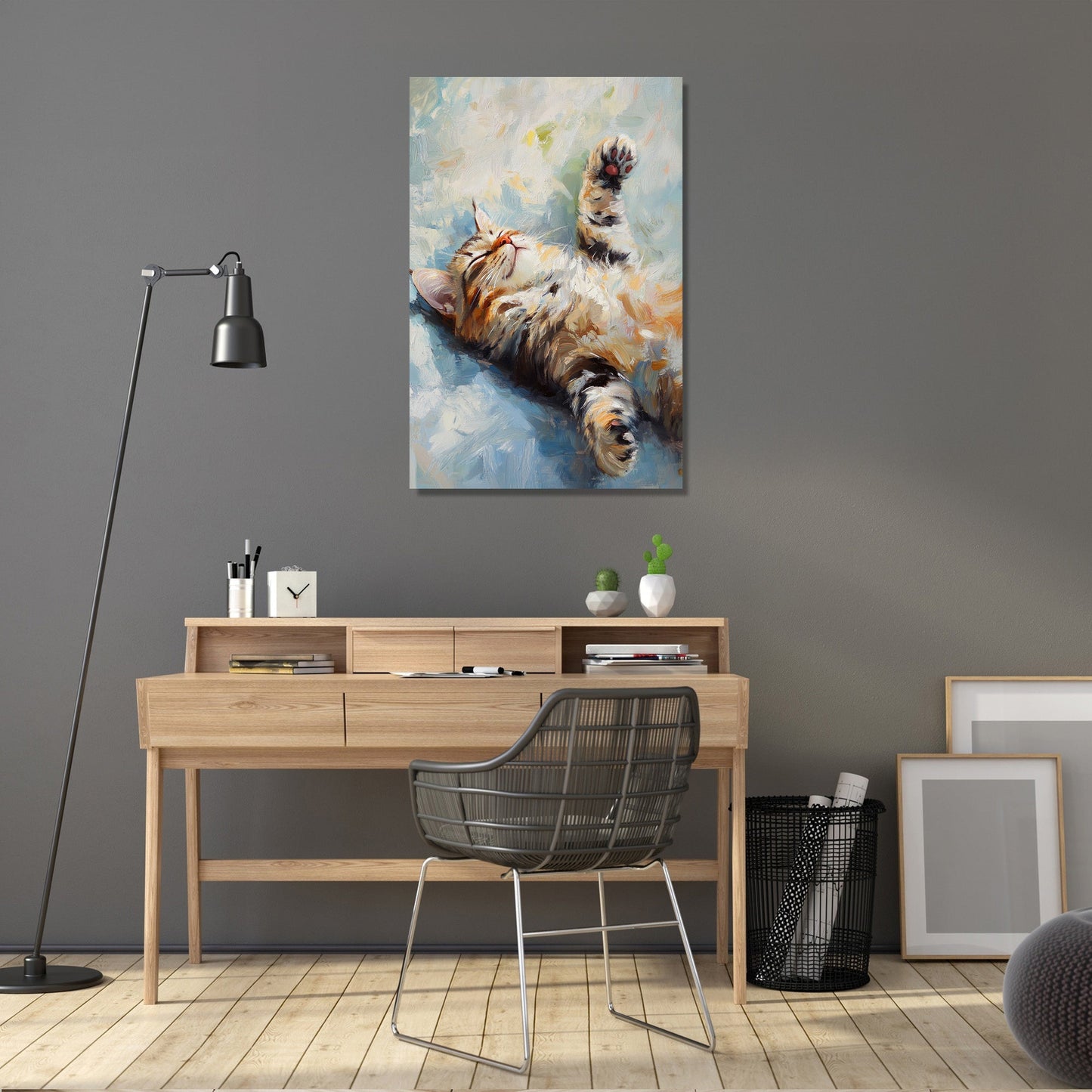 Catnap Stretch Canvas