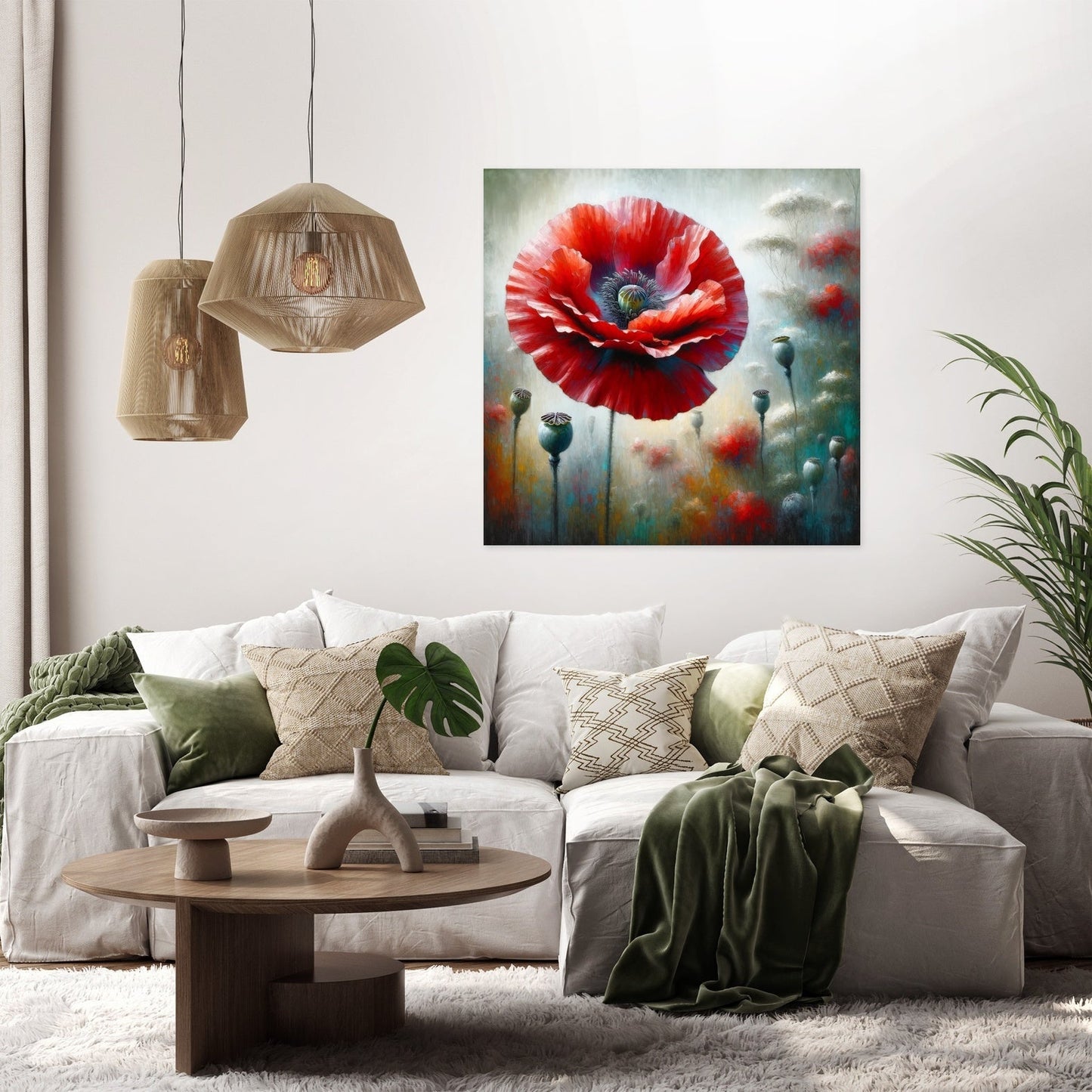 Solitude in Bloom Canvas