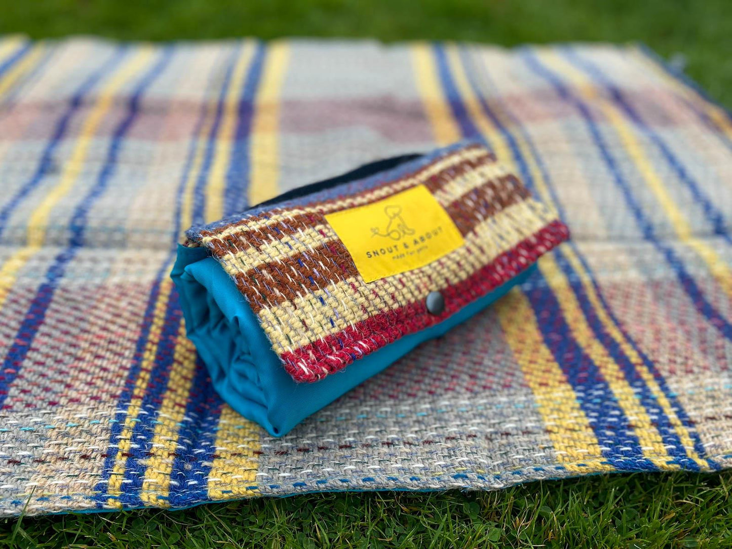 Random Recycled Wool Dog Mat