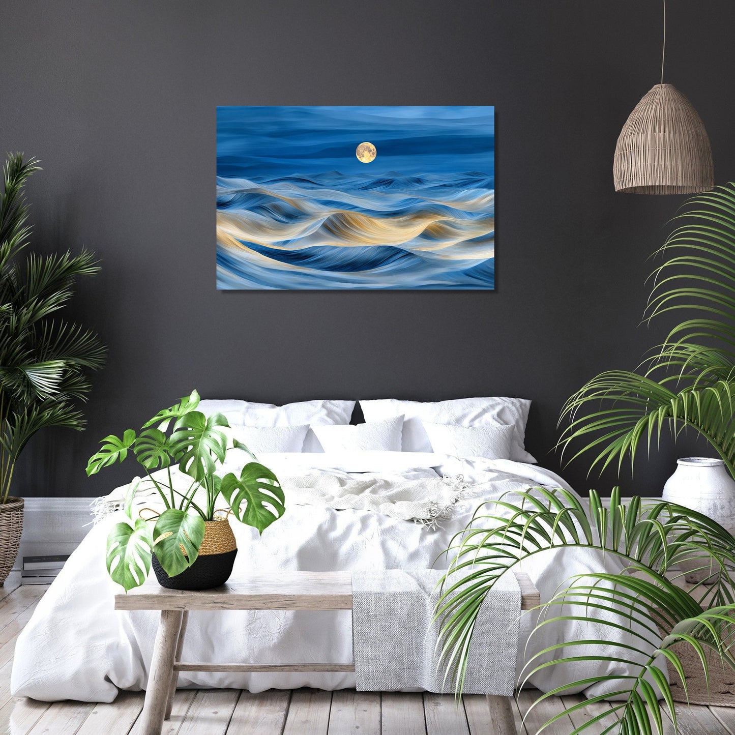 Moonlit Dunes Canvas