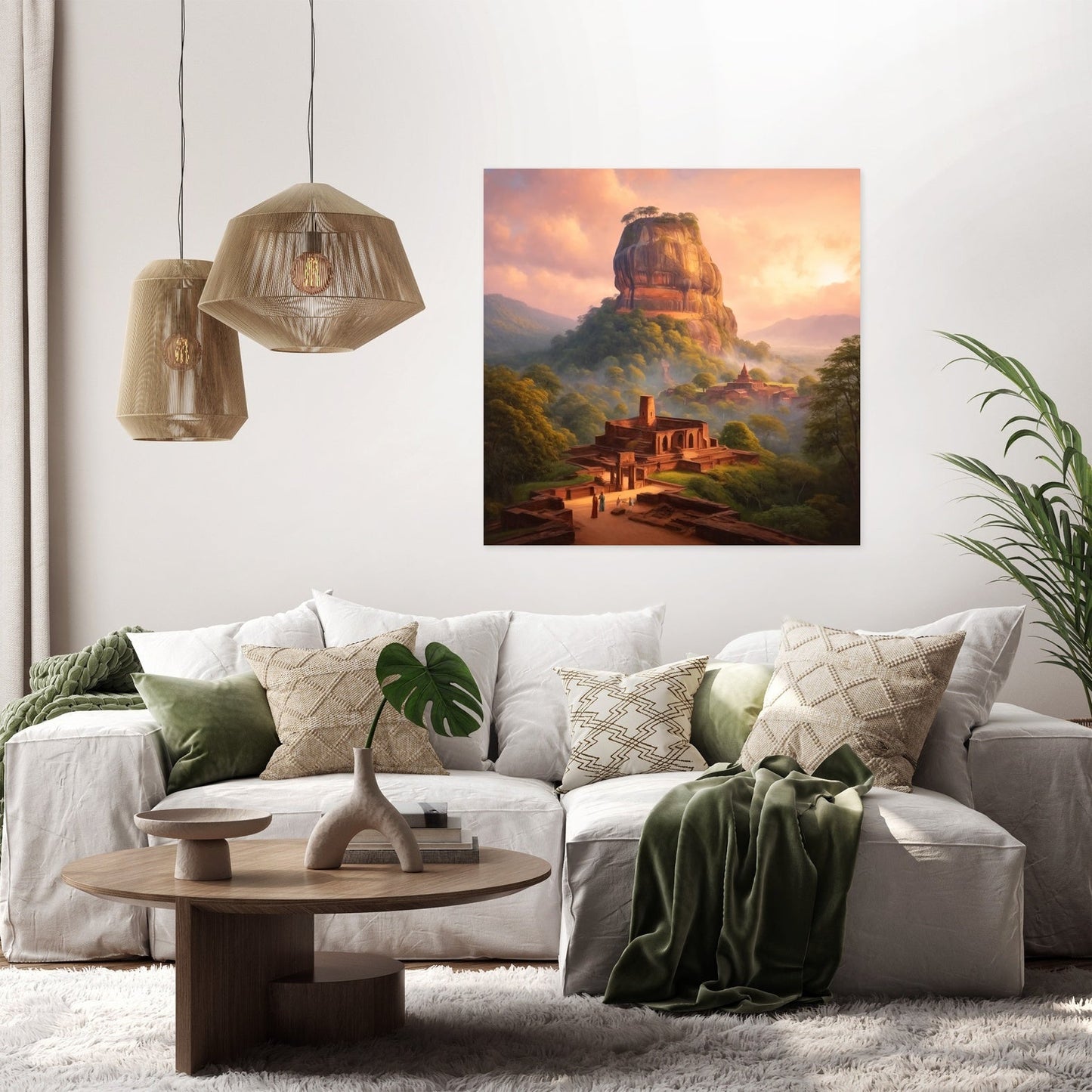 Sunrise at Sigiriya Canvas