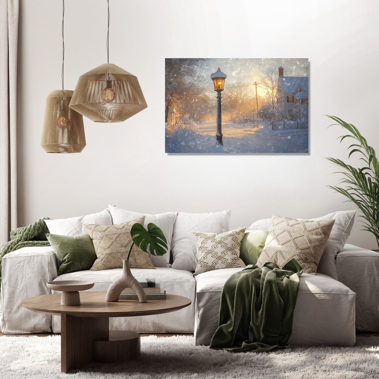 Winter Luminescence Canvas