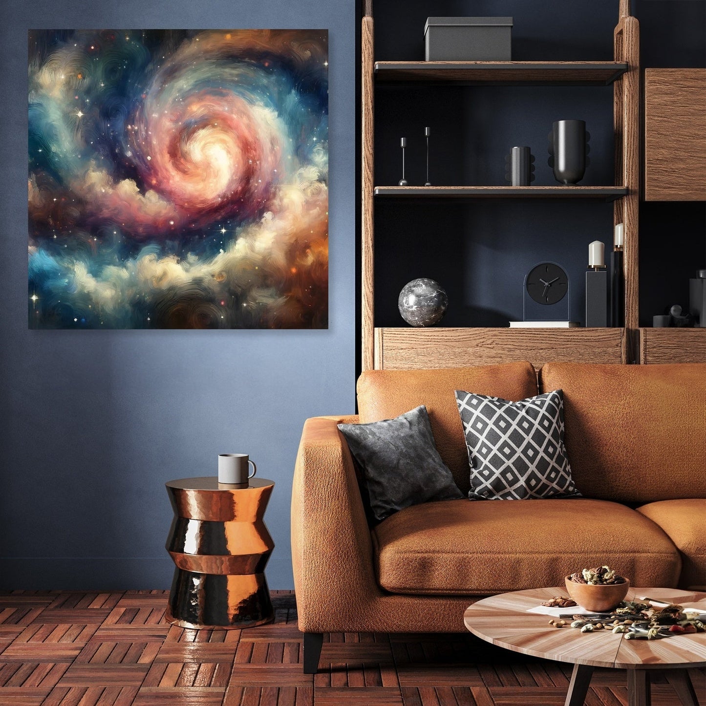Galactic Swirls Canvas