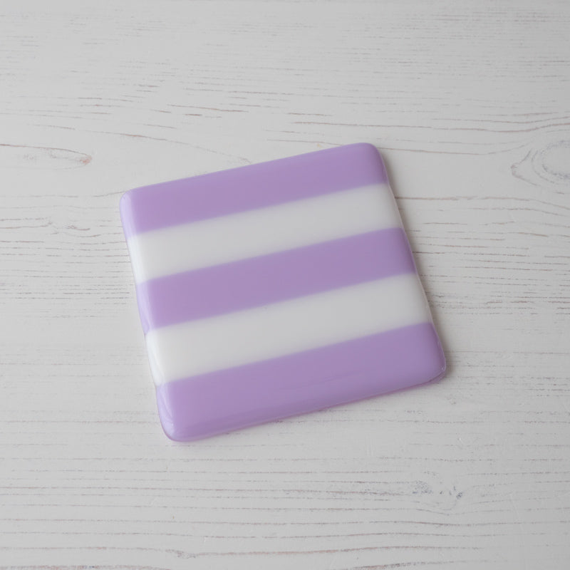 10cm Striped Dual Coloured Coaster - Bullseye Collection