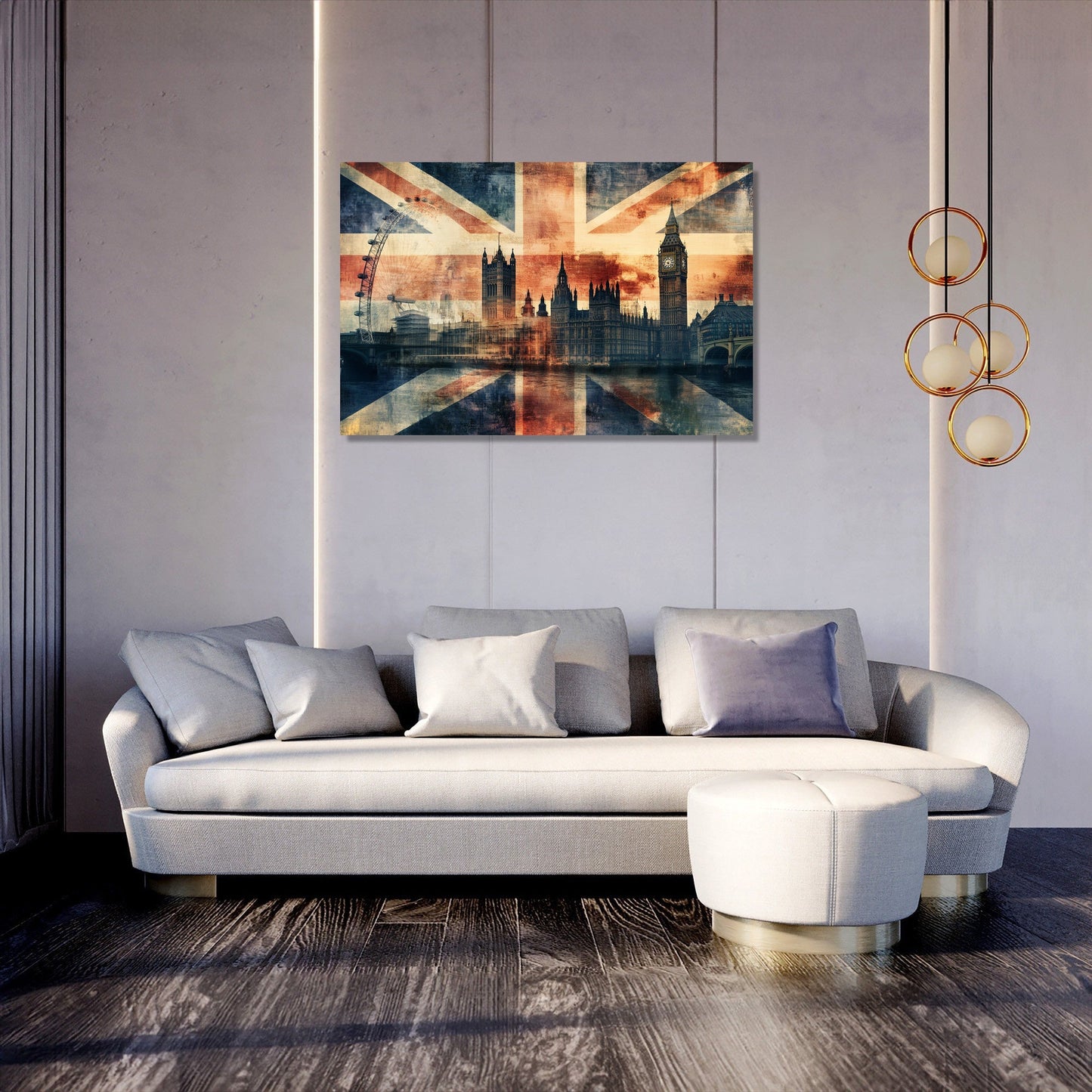 London Skyline Union Canvas
