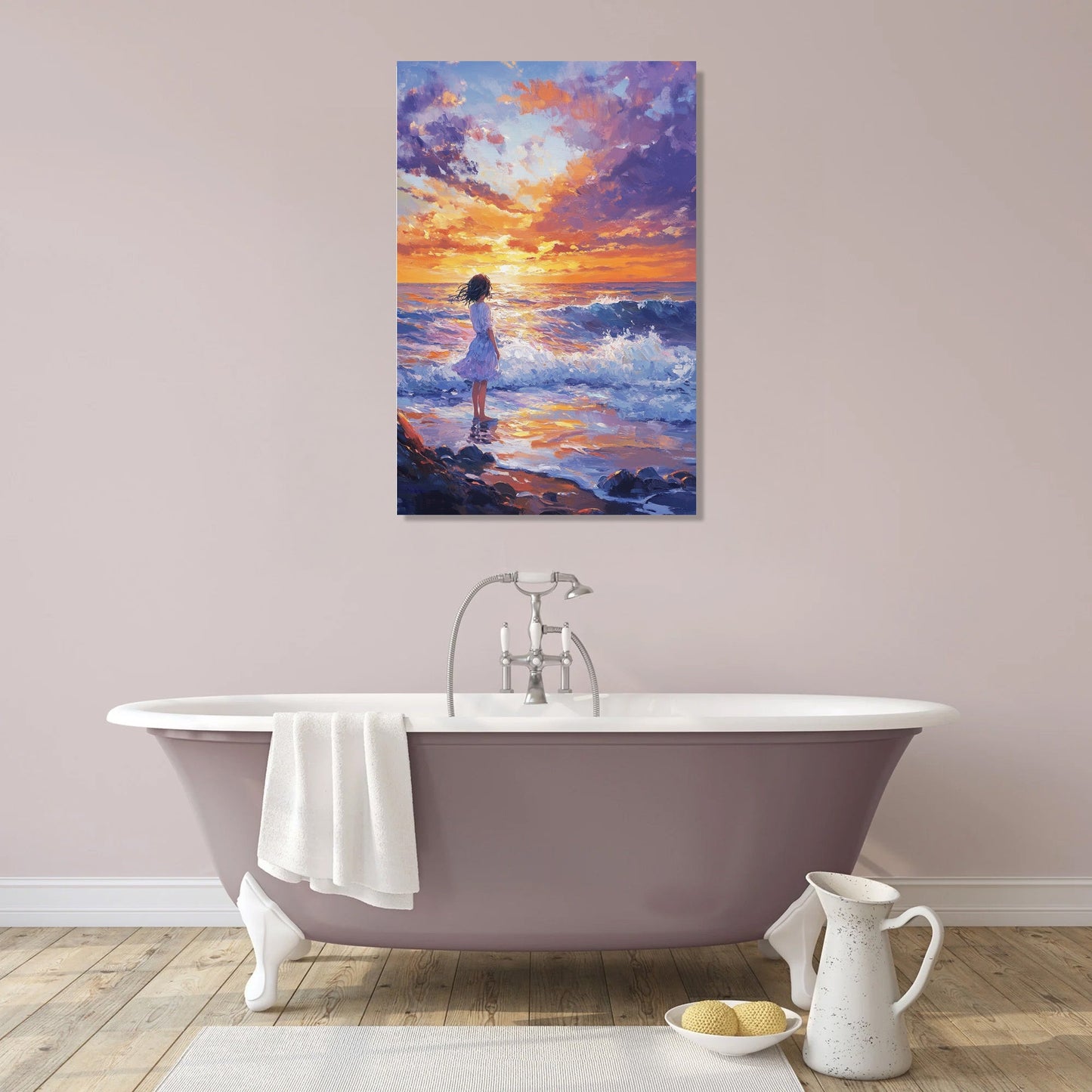 Sunset Wave Canvas