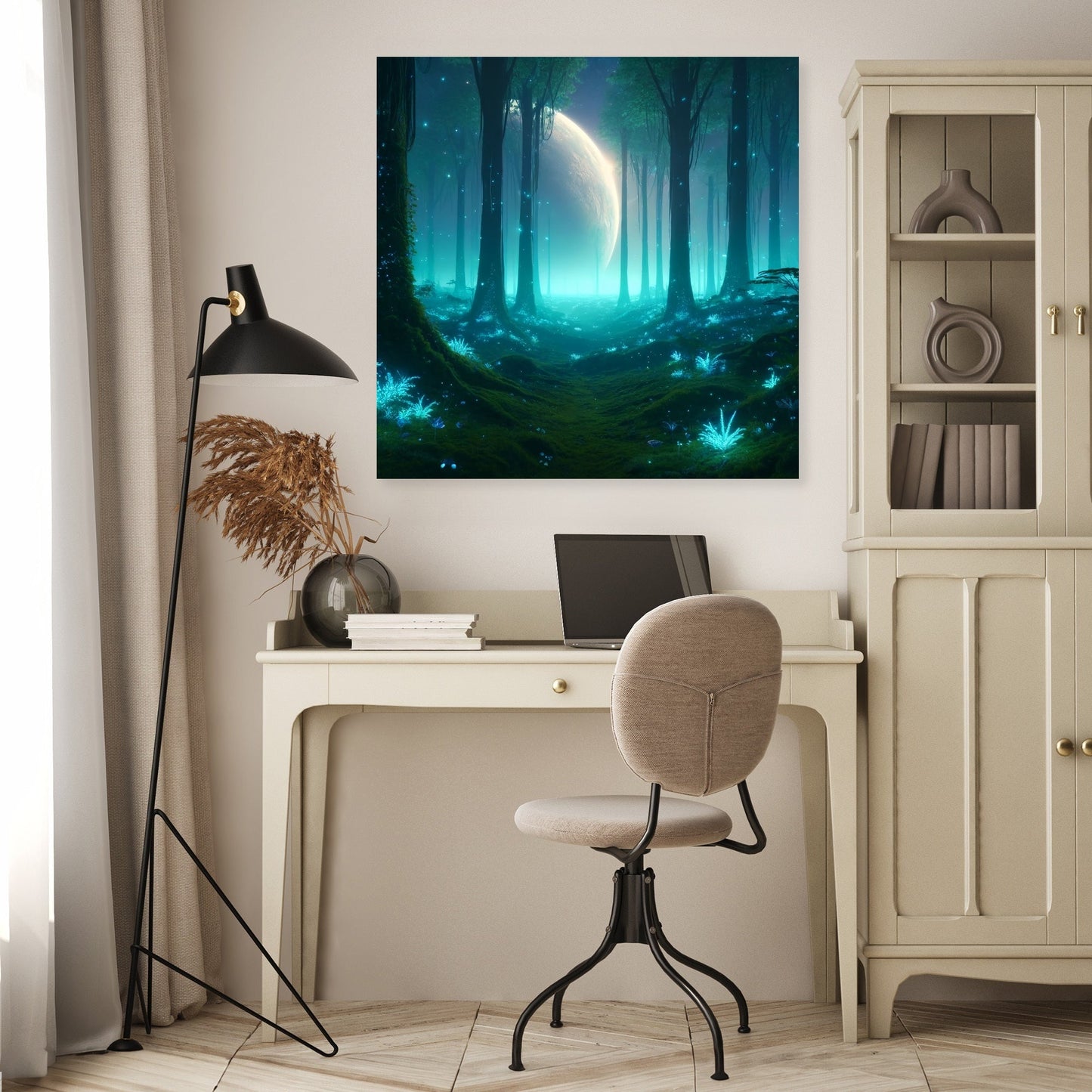 Enchanted Alien Forest Canvas