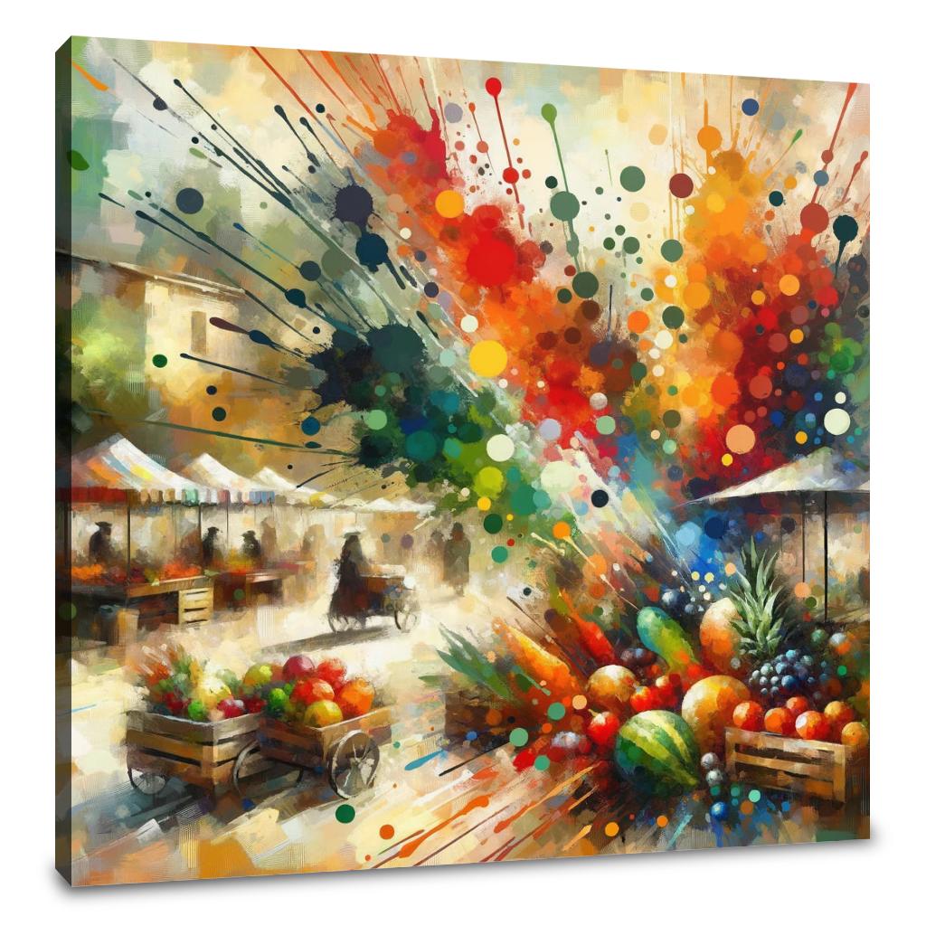 Farmers Market Fiesta Canvas