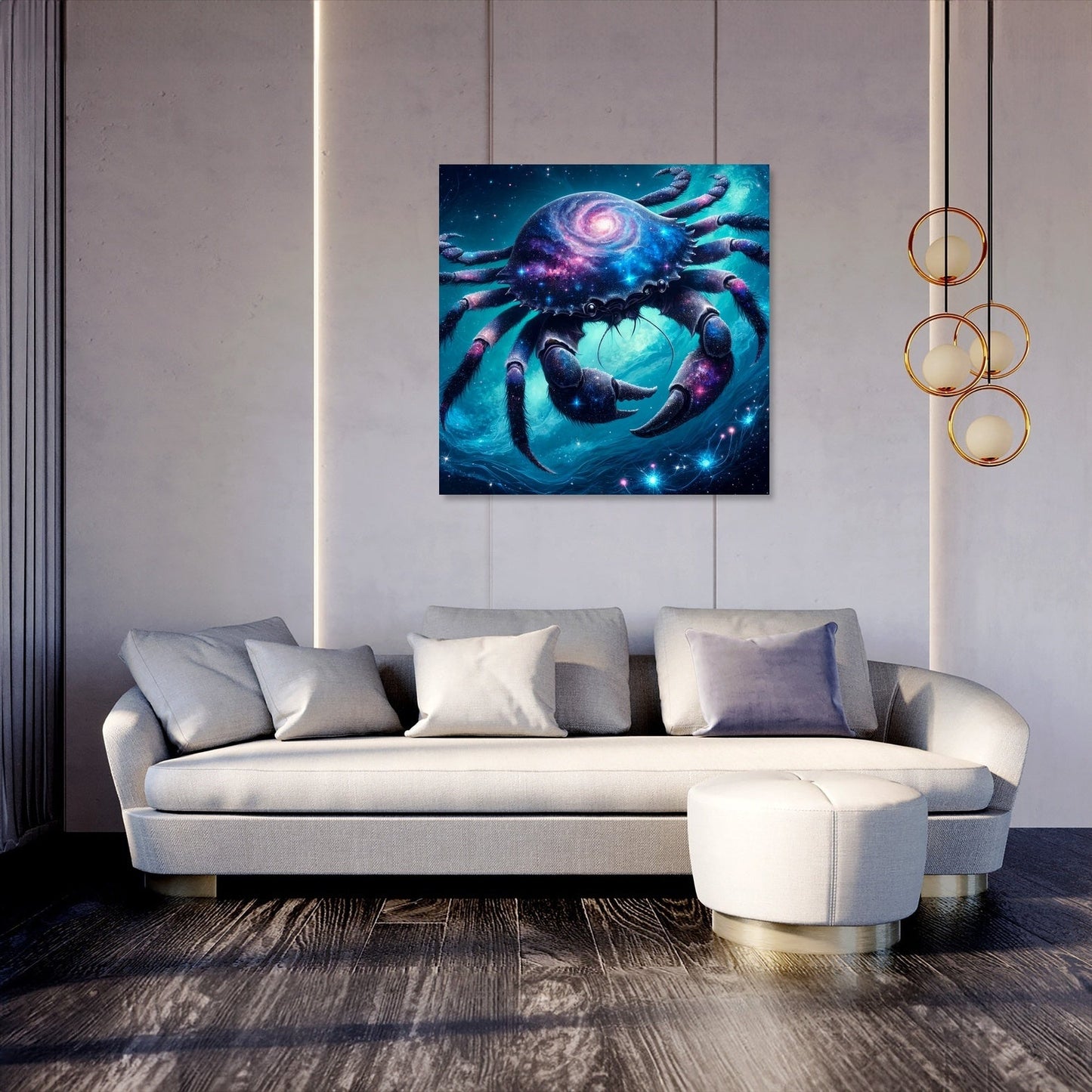 Celestial Crab Canvas