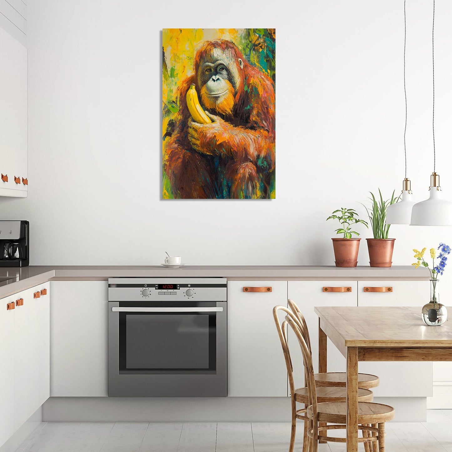 Orangutan's Feast Canvas