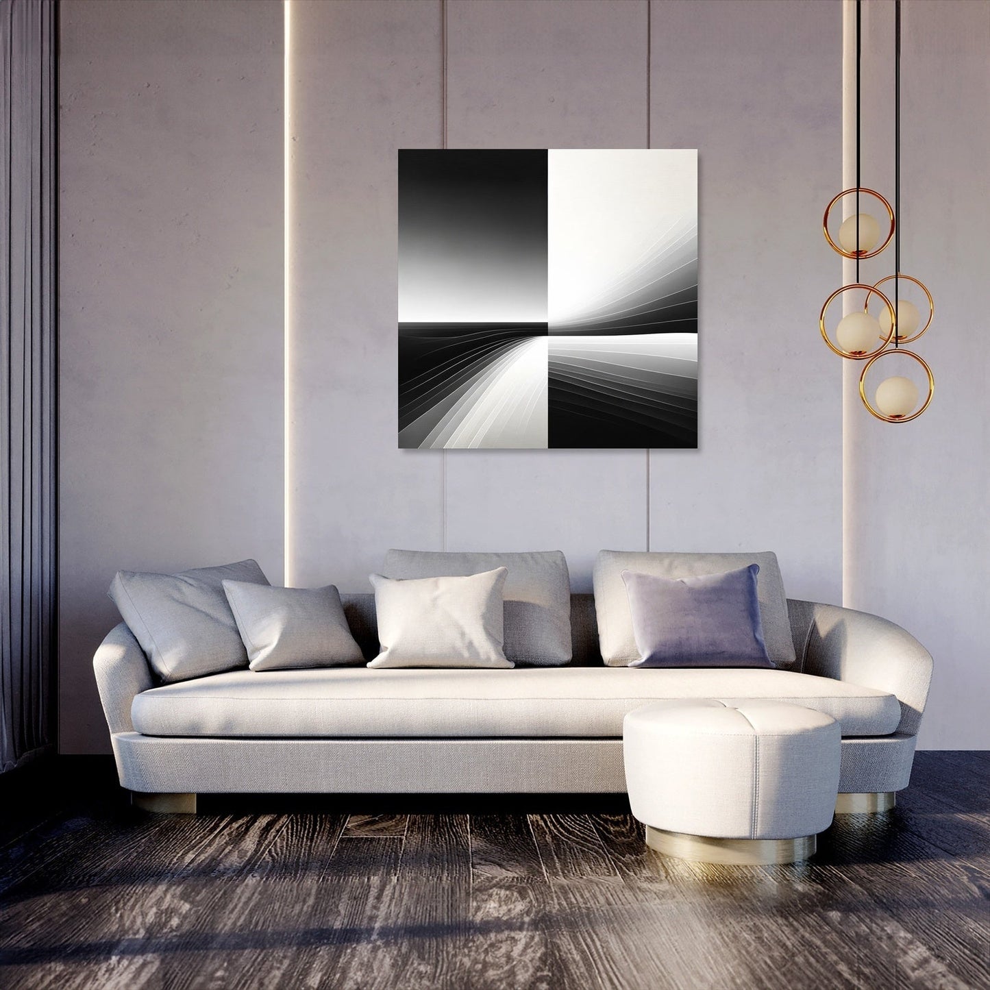Contrasts in Harmony Canvas