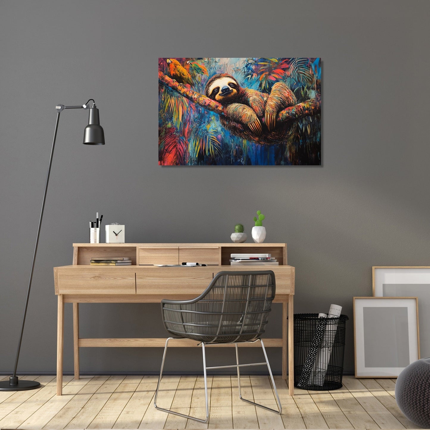 Sloth Serenity Canvas
