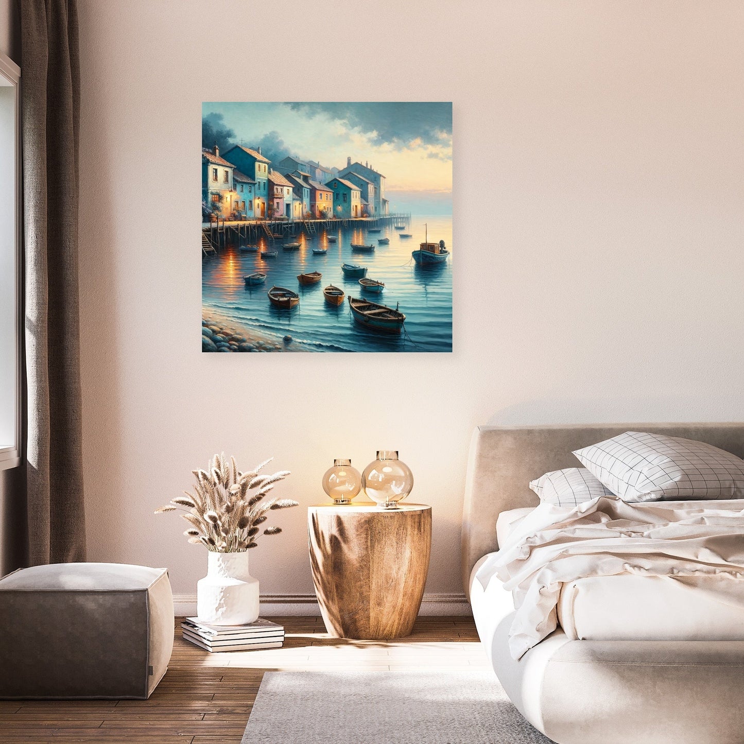 Dusk Harbor Canvas
