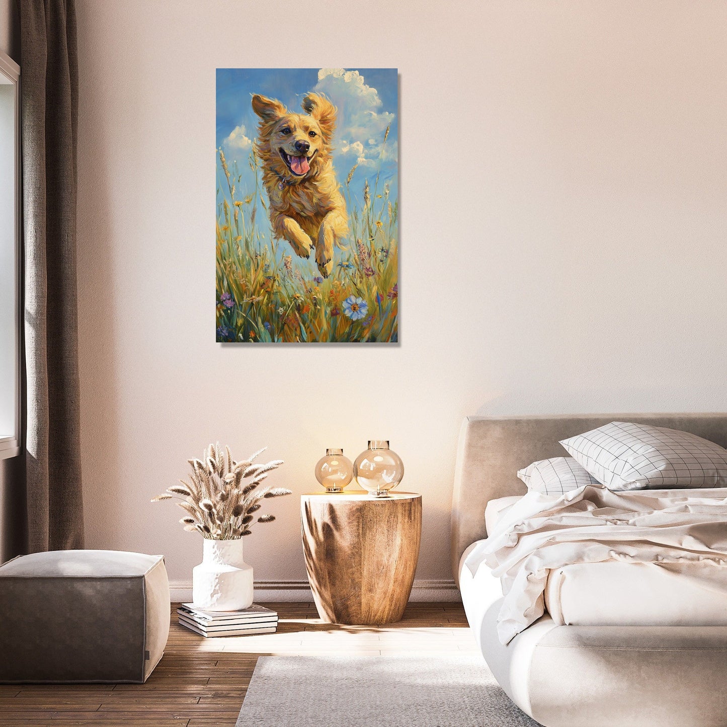 Wagging Tail Joy Canvas