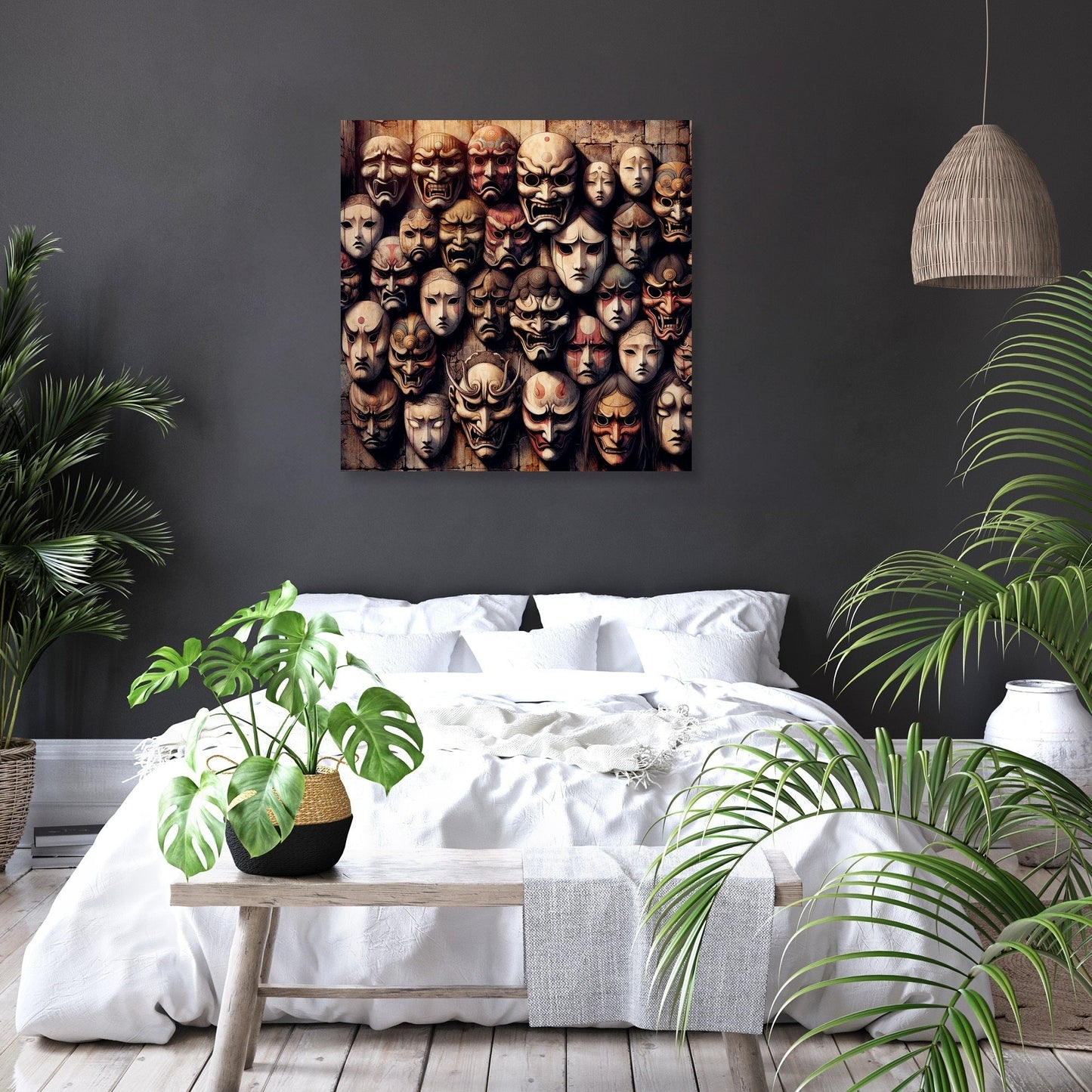 Mystery of Masks Canvas