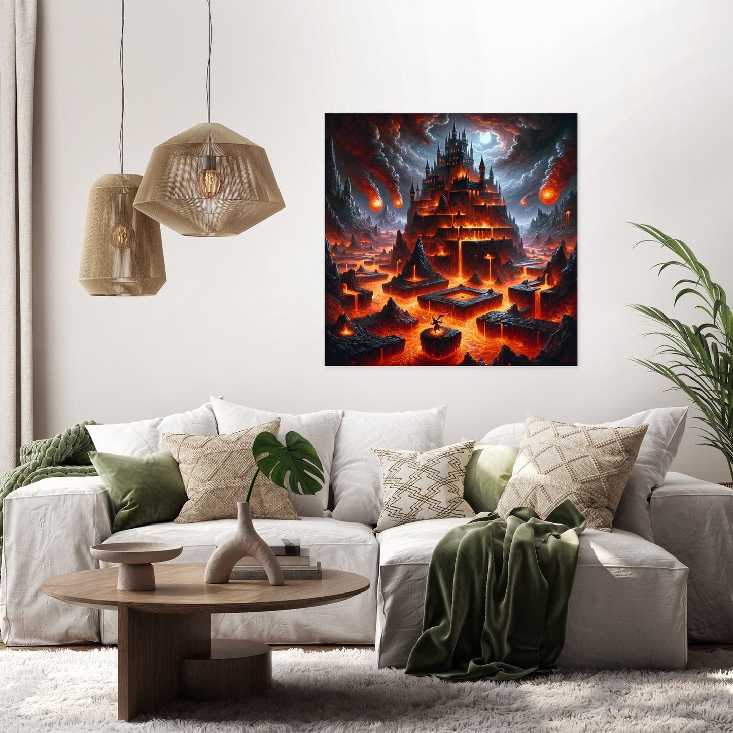 Lava Castle Conundrum Canvas