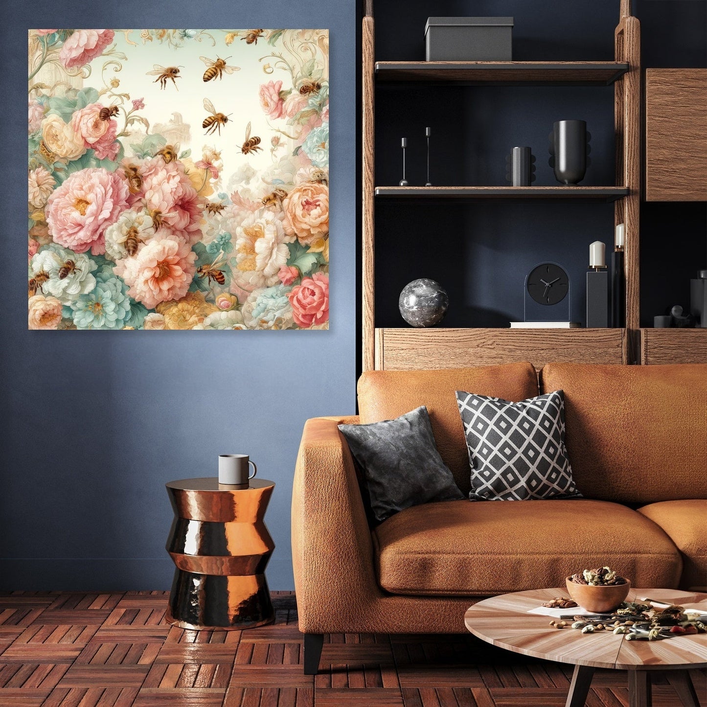 Victorian Bee Garden Canvas