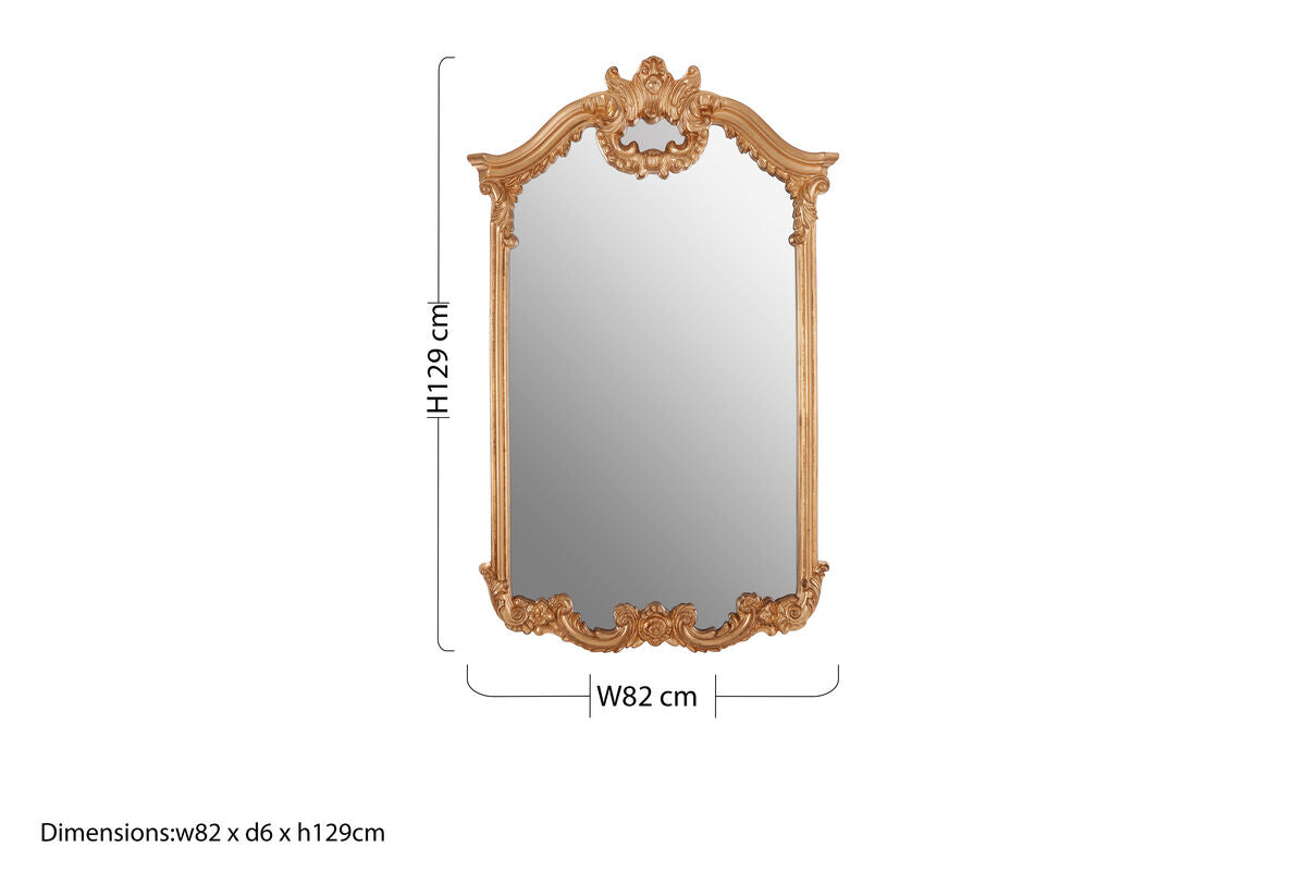 Grace Gold Wall Mirror