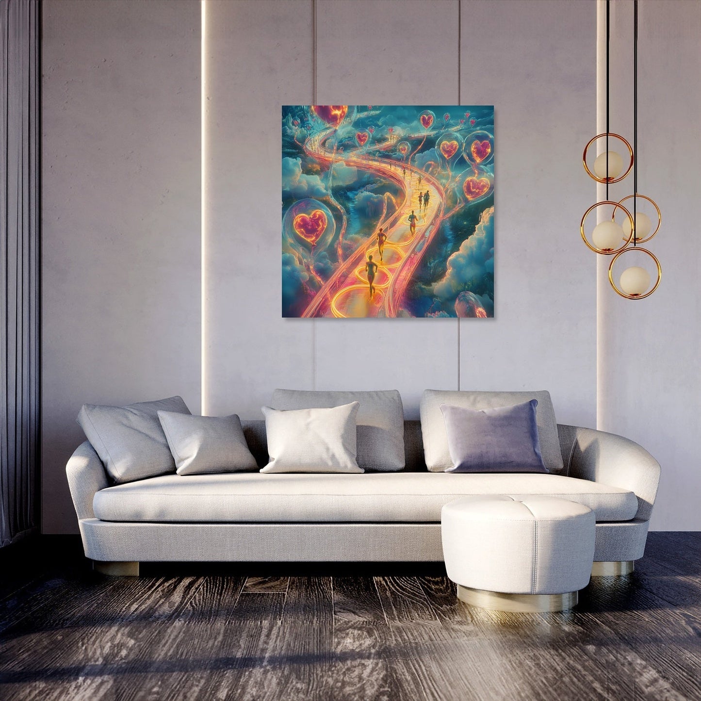Cardio Labyrinth Canvas