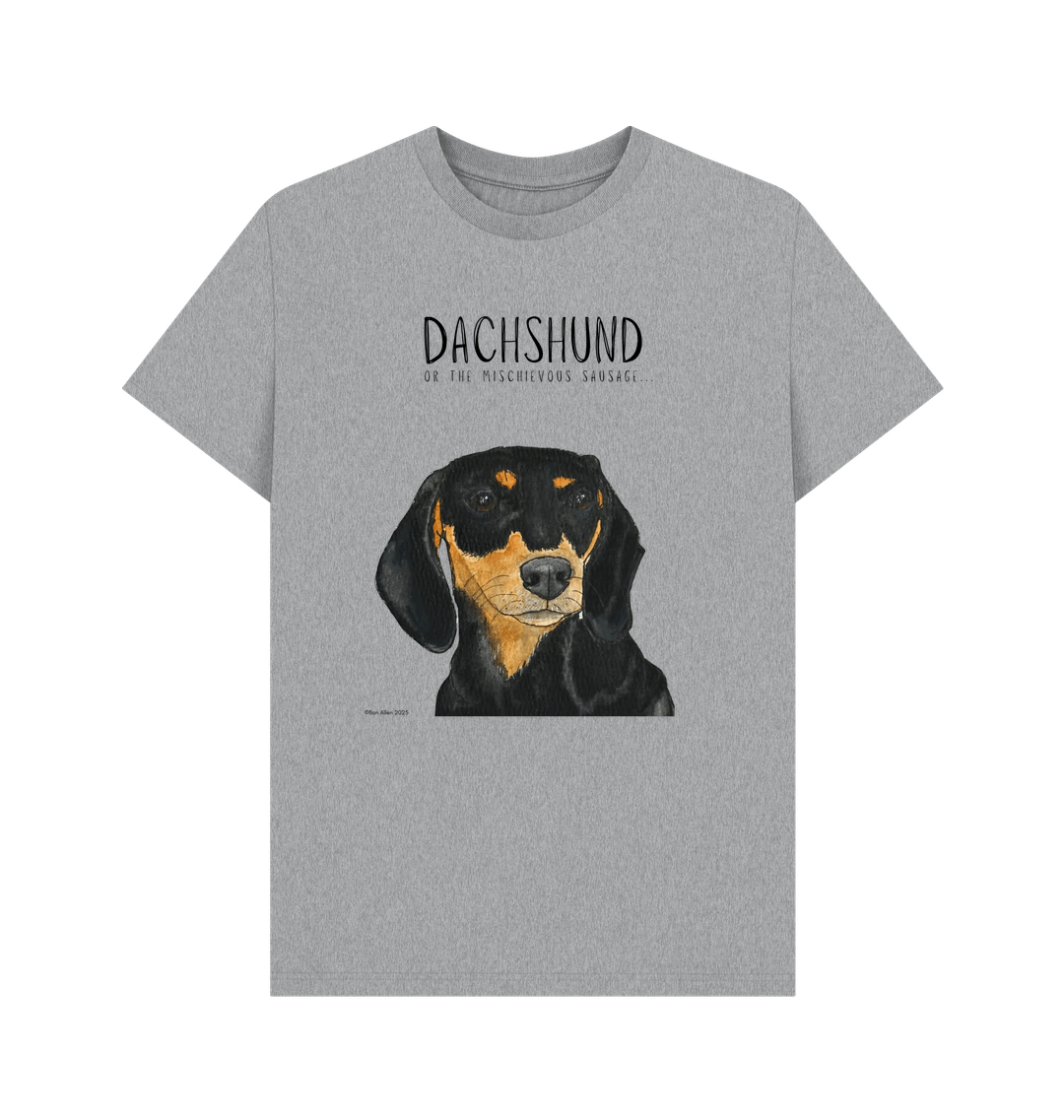 Black & Tan Dachshund Tee – Mischievous Hot Dog Energy!
