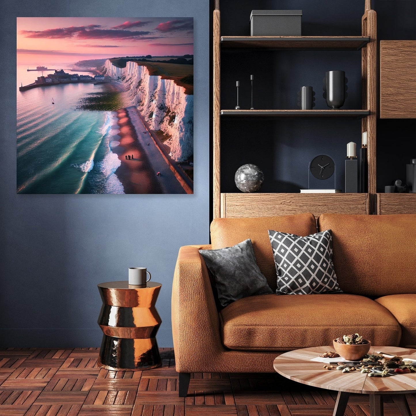 Dover Sunrise Cliffs Canvas