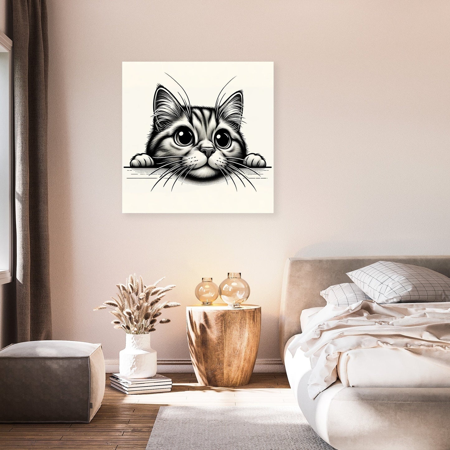 Curious Cat Canvas