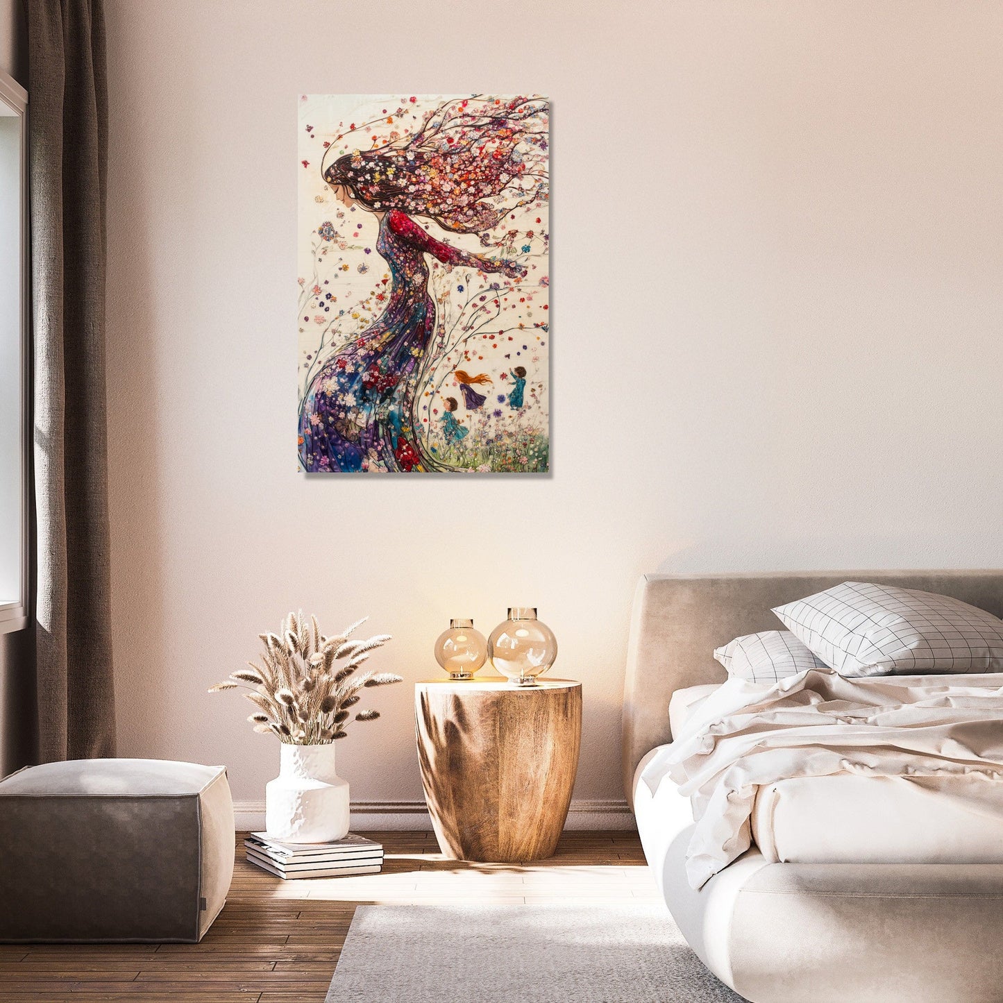 Blossoming Mother Canvas