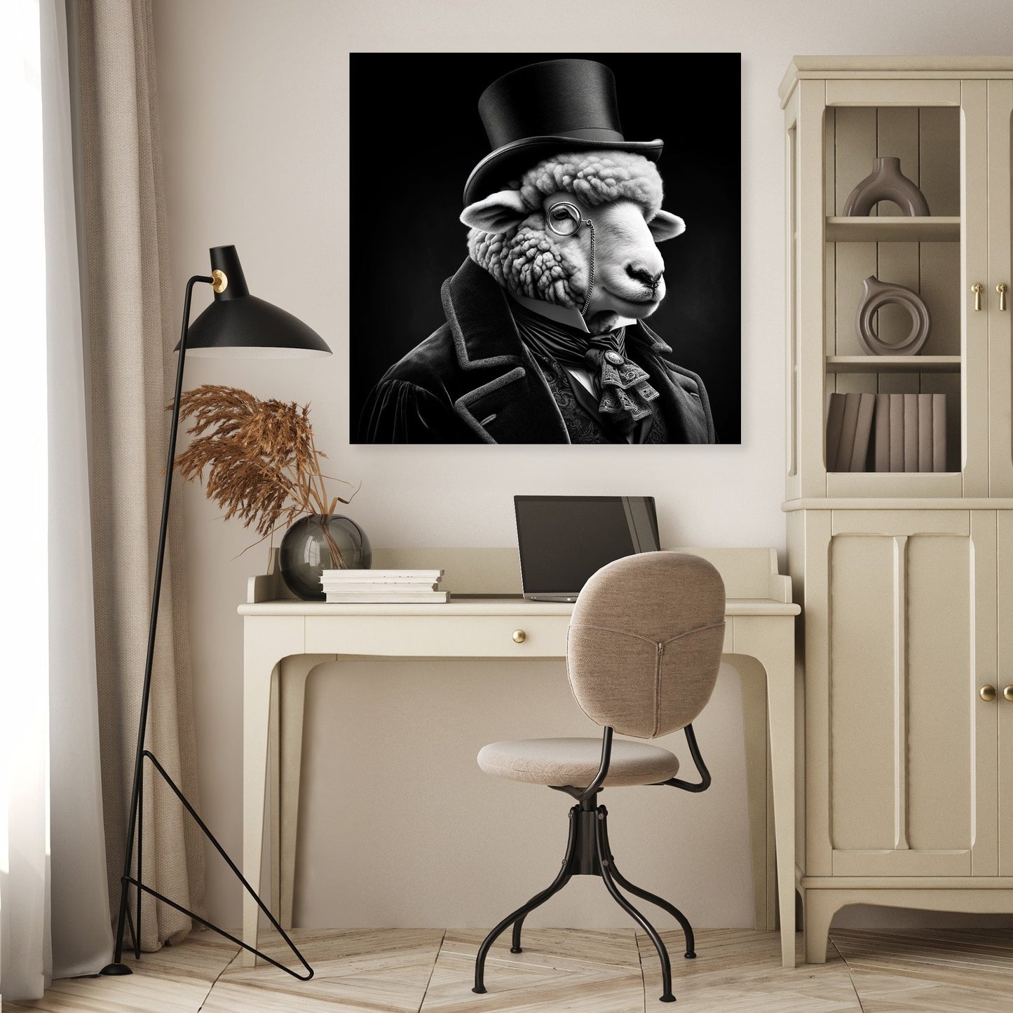 Aristocratic Ewe Canvas